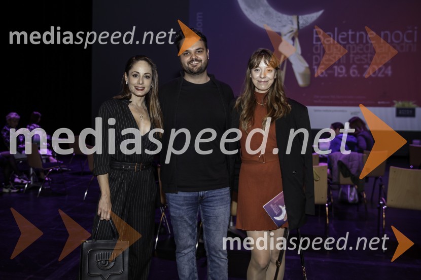  Ana Klašnja, balerina;  Simon Stanojevič, SNG Opera in balet Ljubljana;  ... Novinarska konferenca ob 2. mednarodnem festivalu Baletne noči