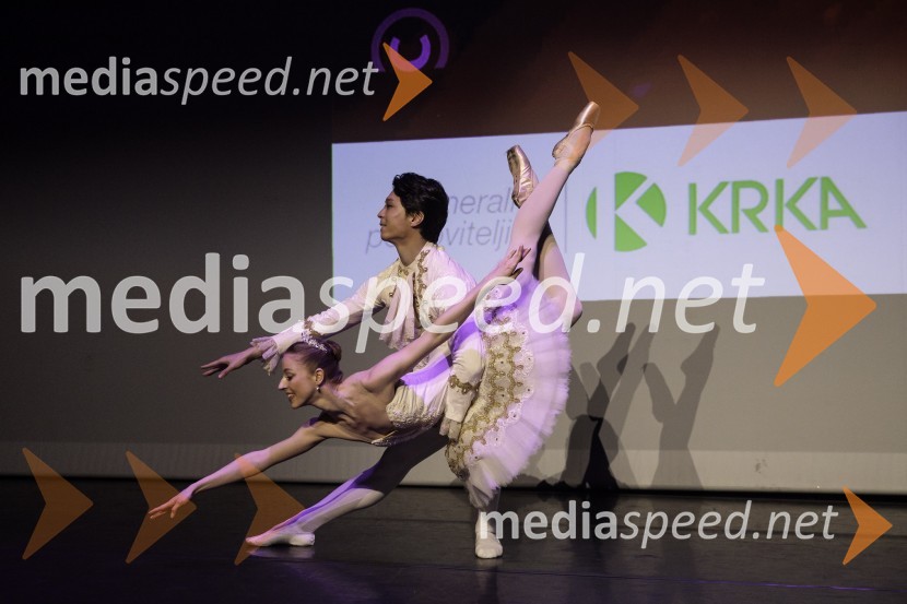  Nina Noč, balerina;  Yujin Muraishi, baletnikNovinarska konferenca ob 2. mednarodnem festivalu Baletne noči