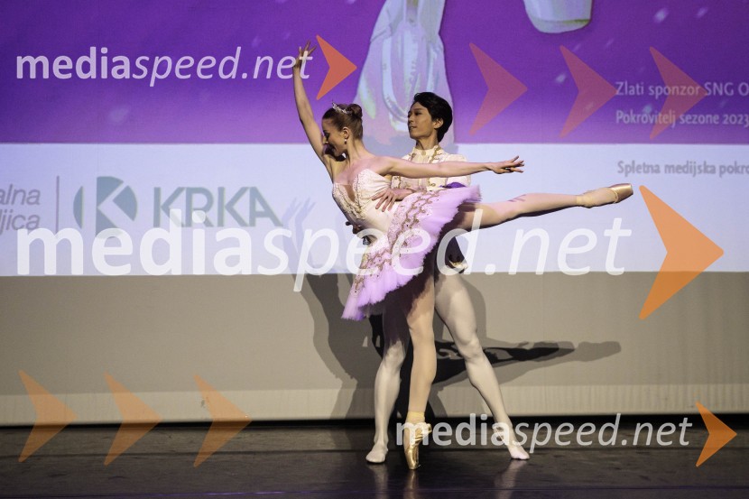  Nina Noč, balerina;  Yujin Muraishi, baletnikNovinarska konferenca ob 2. mednarodnem festivalu Baletne noči