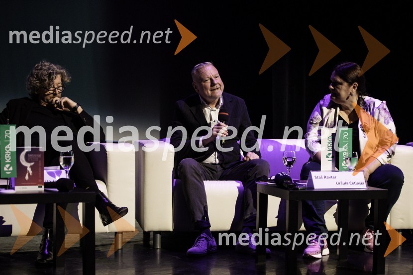  Renato Zanella, umetniški direktor ljubljanskega baleta;  Staš Ravter, direktor SNG Opera in balet Ljubljana;  Uršula Cetinski, generalna direktorica, Cankarjev domNovinarska konferenca ob 2. mednarodnem festivalu Baletne noči