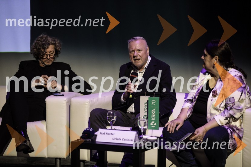 Renato Zanella, umetniški direktor ljubljanskega baleta;  Staš Ravter, direktor SNG Opera in balet Ljubljana;  Uršula Cetinski, generalna direktorica, Cankarjev domNovinarska konferenca ob 2. mednarodnem festivalu Baletne noči