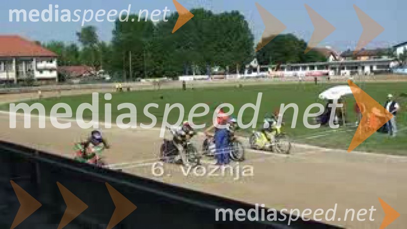 6. vožnja: Martin Smolinski, Thomas Stange, Andriy Karpov, Oleksandr BorodajSPEEDWAY, EP parov, polfinale