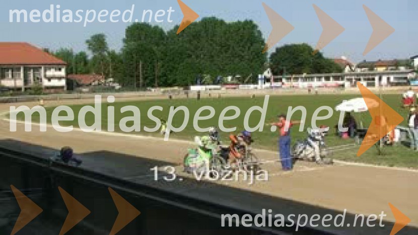 13. vožnja: Matej Žagar, Maks Gregorič, Lukas Simon, Manuel NovotnySPEEDWAY, EP parov, polfinale