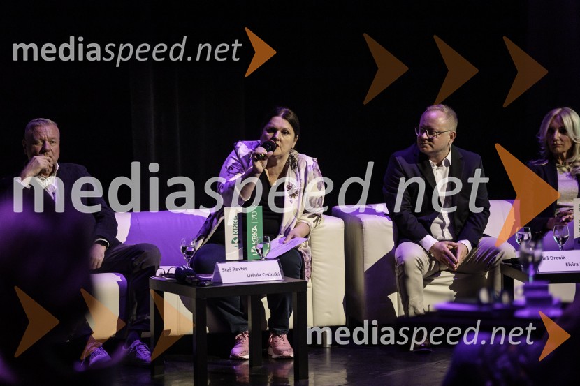  Staš Ravter, direktor SNG Opera in balet Ljubljana;  Uršula Cetinski, generalna direktorica, Cankarjev dom; mag. Aleš Drenik, vodja programa resne glasbe, opere in balet, Cankarjev domNovinarska konferenca ob 2. mednarodnem festivalu Baletne noči