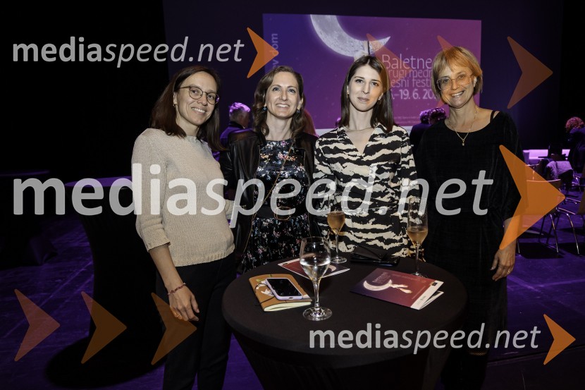  ... ;  Katja Ogrin, kustosinja, Cankarjev dom;  Katarina Hergouth, vodja razstavnega programa, Cankarjev dom;  ... Novinarska konferenca ob 2. mednarodnem festivalu Baletne noči