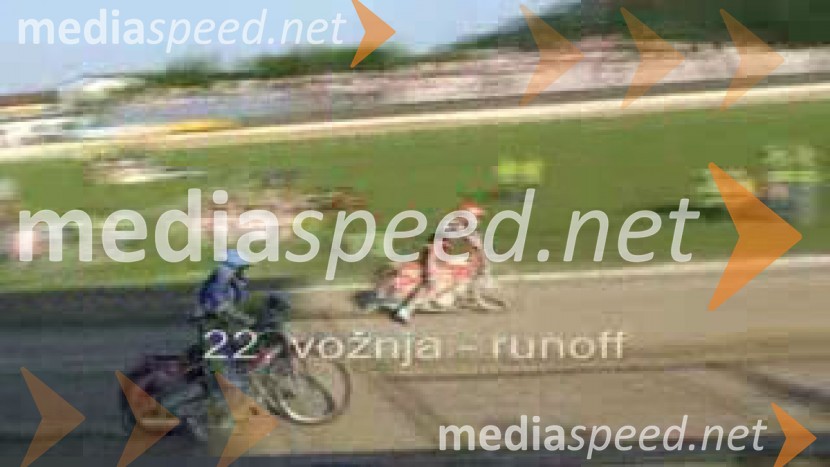 22. vožnja za tretjo mesto: Guglielmo Franchetti, Andriy KarpovSPEEDWAY, EP parov, polfinale