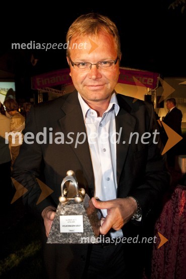 Marko Škriba, direktor znamke Volkswagen pri Porsche Slovenija d.o.o.Poslovni avto leta 2009, podelitev priznanj
