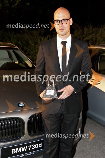 Miha Ažman, generalni direktor BMW SlovenijaPoslovni avto leta 2009, podelitev priznanj