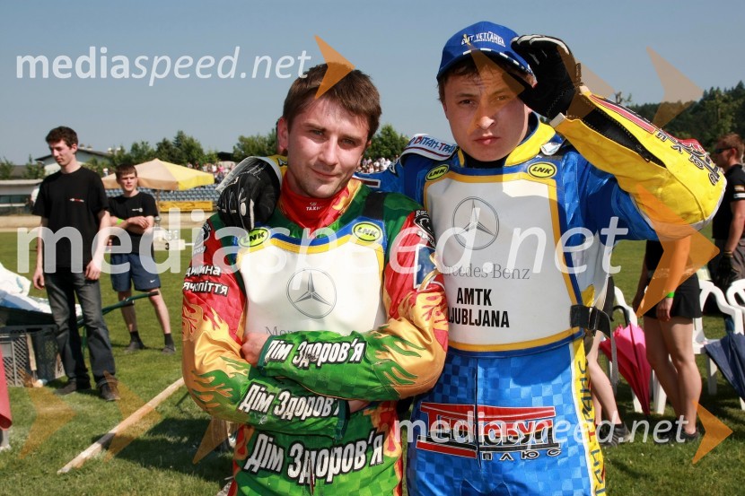 Oleksandr Borodaj in Andriy Karpov, UkrajinaSPEEDWAY, EP parov, polfinale