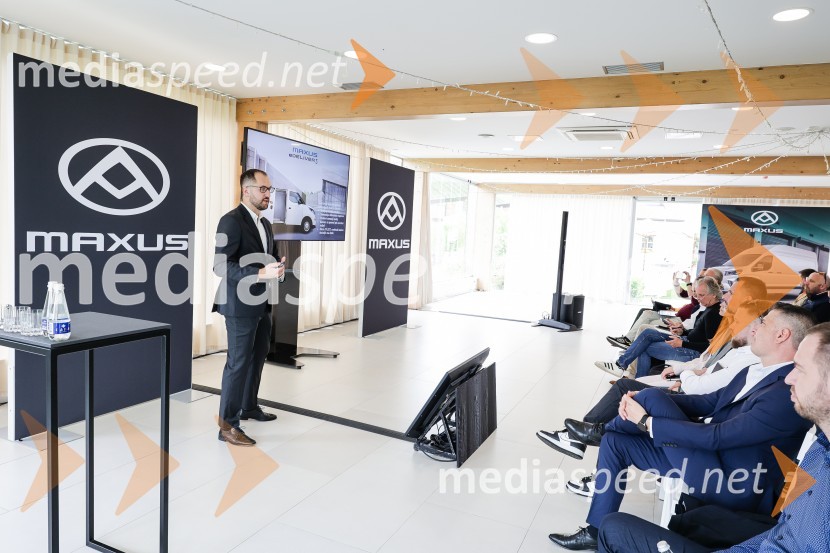  Tilen Hojč, vodja prodaje in marketinga, MG Motor SlovenijaPredstavitev nove blagovne znamke Maxus