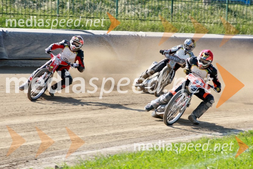 Guglielmo Franchetti, Italija, Friedrich Wallner, Avstrija in Mattia Carpanese, ItalijaSPEEDWAY, EP parov, polfinale