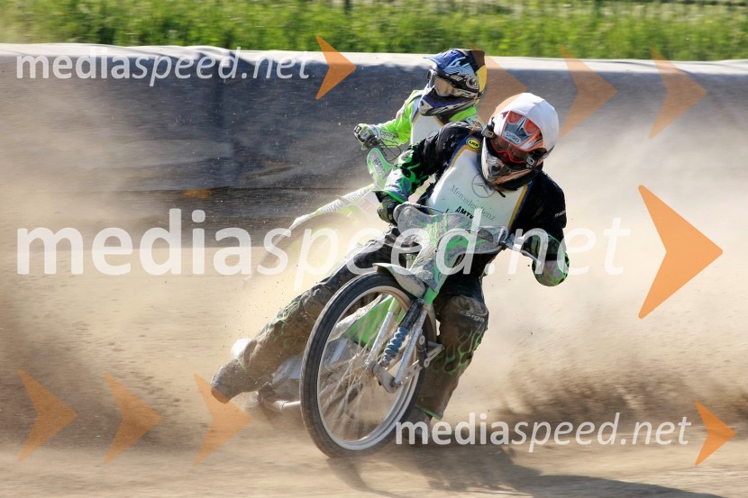 Maks Gregorič, Slovenija in Jari Mäkinen, FinskaSPEEDWAY, EP parov, polfinale