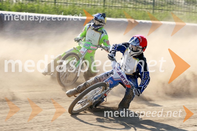 Maks Gregorič, Slovenija in Joni Keskinen, FinskaSPEEDWAY, EP parov, polfinale