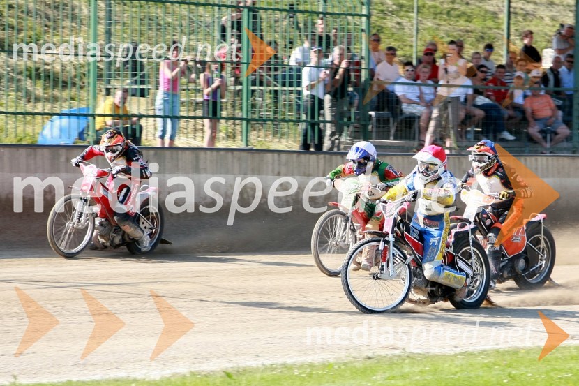 Guglielmo Franchetti, Italija, Oleksandr Borodaj, Ukrajina, Andriy Karpov, Ukrajina in Mattia Carpanese, ItalijaSPEEDWAY, EP parov, polfinale