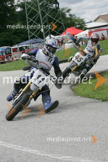 Gregor Burič (levo)HITROSTNI MOTOCIKLIZEM, DP4 - Pokal Tomos