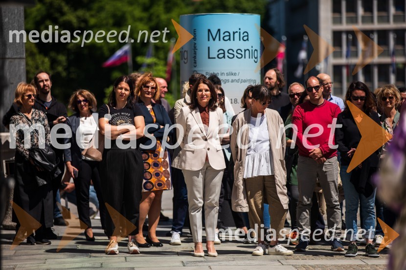 mag. Breda Pečovnik, direktorica kongresno komercialne dejavnosti Cankarjev domSlovesnost ob obletnici Cankarjevega rojstva