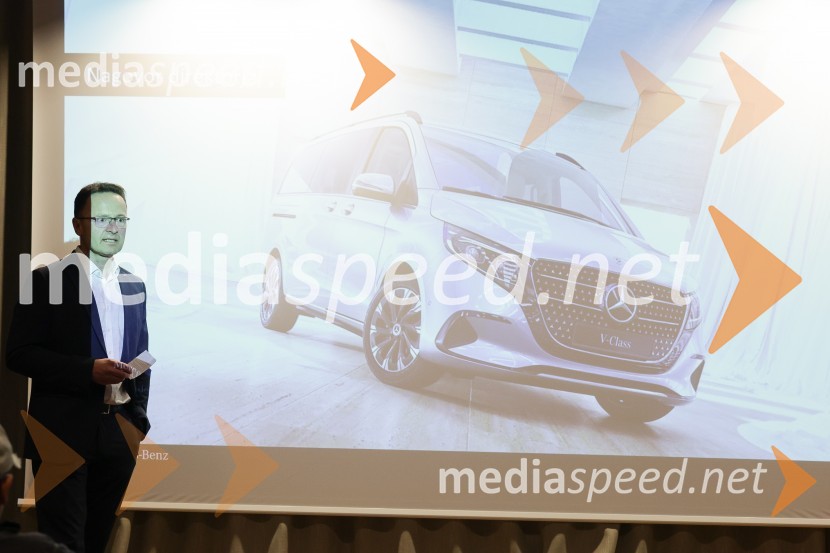 Mercedes-Benz novi razred V, slovenska predstavitev