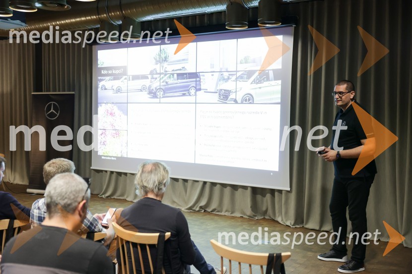 Mercedes-Benz novi razred V, slovenska predstavitev