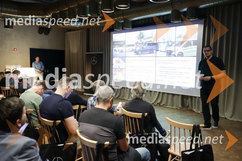 Mercedes-Benz novi razred V, slovenska predstavitev