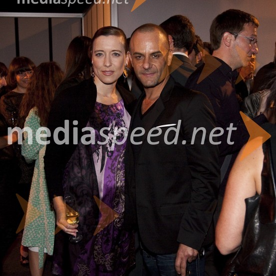 Tomaž Pandur, režiser in Sabine Scheunert direktorica marketinga BMW Group Centralna in Vzhodna EvropaPredstavitev BMW Z4 Roadster in predpremiera BMW Series 5 Gran Turismo