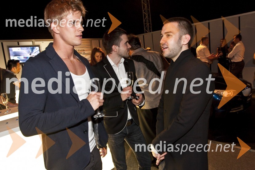 Lukas Zuschlag, baletnik, ... in Anžej Dežan, TV voditelj in pevecPredstavitev BMW Z4 Roadster in predpremiera BMW Series 5 Gran Turismo
