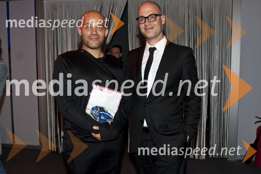 Zoran Garevski, modni kreator in Miha Ažman, generalni direktor BMW SlovenijaPredstavitev BMW Z4 Roadster in predpremiera BMW Series 5 Gran Turismo
