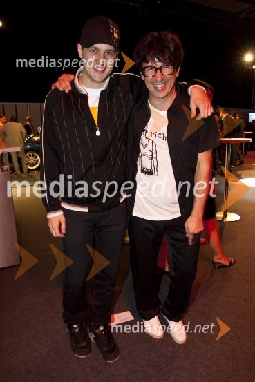 Mitja Okorn, režiser in Aljoša Rebolj, fotografPredstavitev BMW Z4 Roadster in predpremiera BMW Series 5 Gran Turismo