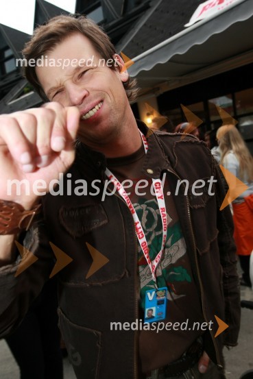 Jurij Bradač, manekenRadio City, koncert 2009