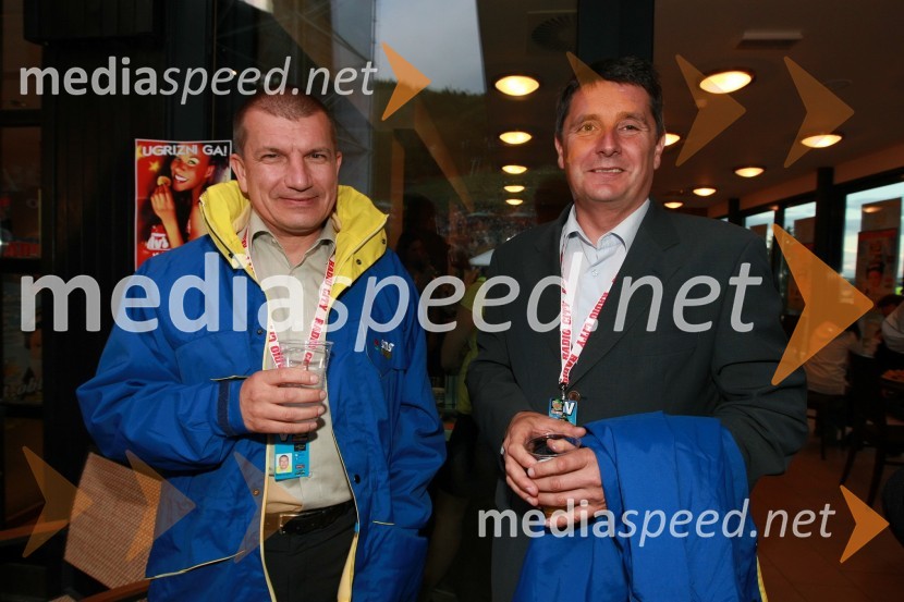 Dragutin Mate, nekdanji minister za notranje zadeve in Mirko Zamernik, poslanec SDSRadio City, koncert 2009