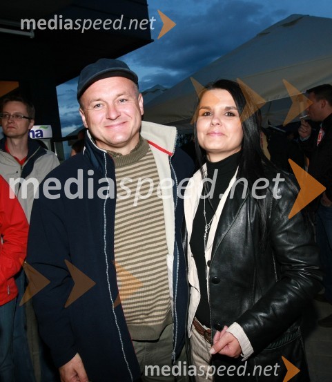 Franc Kangler, župan Maribora s soprogo TanjoRadio City, koncert 2009