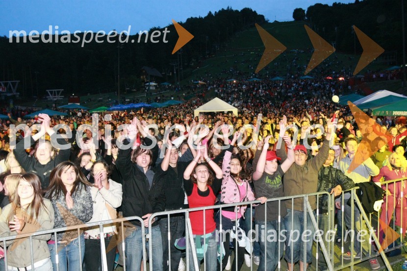 Množica obiskovalcevRadio City, koncert 2009