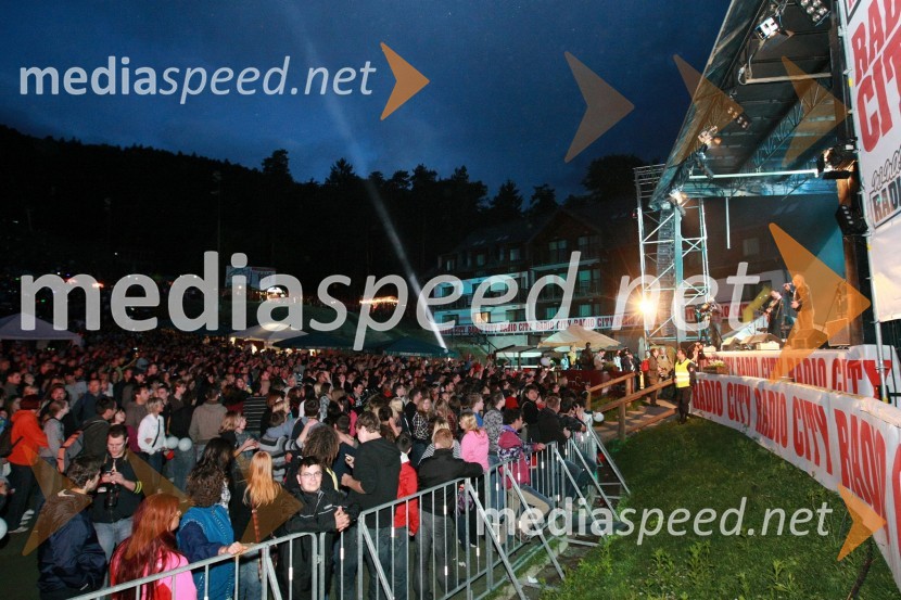 Množica obiskovalcevRadio City, koncert 2009