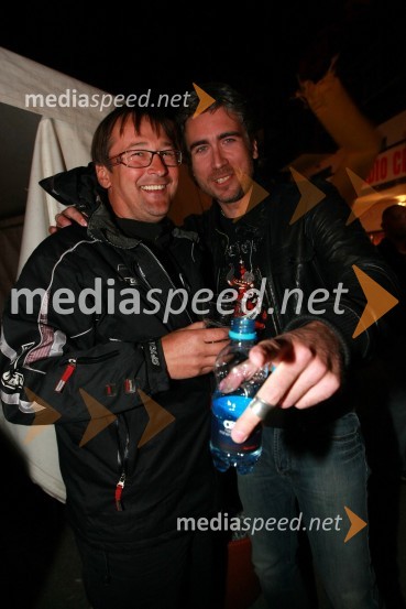 Smiljan Kreže, organizator in Jan Plestenjak, pevecRadio City, koncert 2009