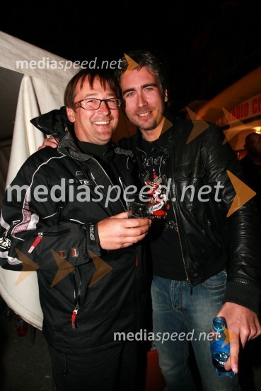 Smiljan Kreže, organizator in Jan Plestenjak, pevecRadio City, koncert 2009