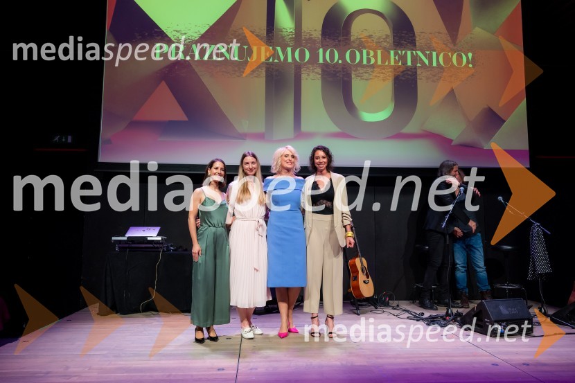  Maruša Fakin, svetovalka za komuniciranje, IPPR;  Nina Manfreda, mlajša svetovalka za komuniciranje, IPPR;  Irena Pavčič, direktorica, IPPR;  Petra Kregar, starejša svetovalka za komuniciranje, IPPRČista desetka – 10. obletnica agencije IPPR