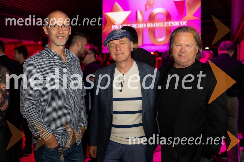  Blaž Gregorin, direktor marketinga, Invida producijska hiša;  Mitja Petrovič, oglaševalski strokovnjak in kreativec;  Tomaž Žontar, vodja razvoja storitev in inovacij, Europlakat d.o.o.Čista desetka – 10. obletnica agencije IPPR