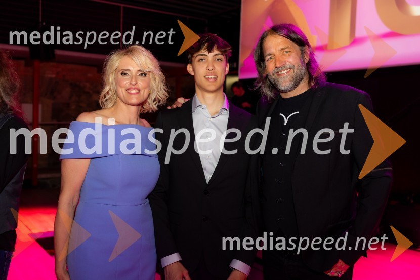  Irena Pavčič, direktorica, IPPR;  Liam  Pavčič;  Matevž Šalehar-Hamo, glasbenik, Hamo & Tribute 2 LoveČista desetka – 10. obletnica agencije IPPR