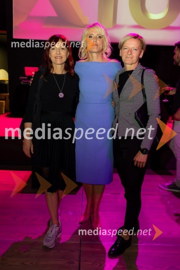  Urša Manček Rakovec, Login5;  Irena Pavčič, direktorica, IPPR;  Bojana Pleterski,  direktorica, Info hišaČista desetka – 10. obletnica agencije IPPR