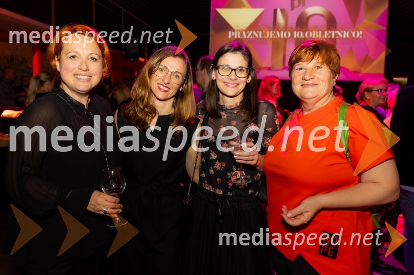  Maruša Komac, vodja marketinga, Nomago;  Tjaša Toni Skubic, Mediade;  Petra Rakar,  Zora Peruško;  Zora Peruško, projektna vodja, DnevnikČista desetka – 10. obletnica agencije IPPR