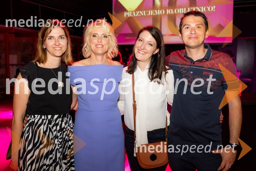  Anja Bučar;  Irena Pavčič, direktorica, IPPR;  Marina Bračič, Gorenje Slovenija;  Primož KastelicČista desetka – 10. obletnica agencije IPPR