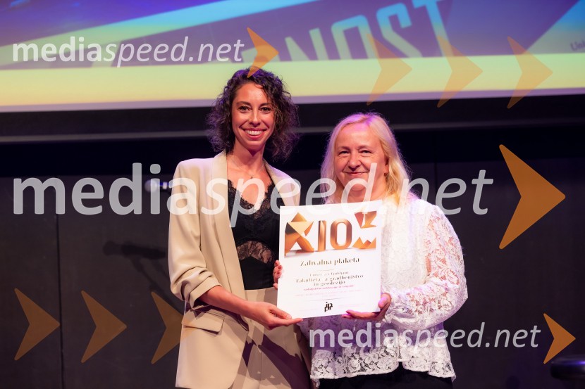  Petra Kregar, starejša svetovalka za komuniciranje, IPPR; prof. dr.  Violeta Bokan-Bosiljkov,  dekanja Fakultete za gradbeništvo in geodezijoČista desetka – 10. obletnica agencije IPPR