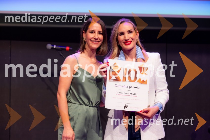  Maruša Fakin, svetovalka za komuniciranje, IPPR;  Nuša Korotaj, direktorica, Terme Sveti MartinČista desetka – 10. obletnica agencije IPPR