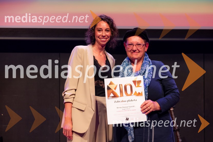  Petra Kregar, starejša svetovalka za komuniciranje, IPPR;  Irena Lozar LavričČista desetka – 10. obletnica agencije IPPR