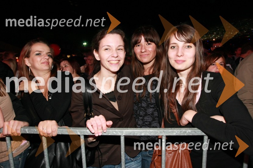 ObiskovalkeRadio City, koncert 2009