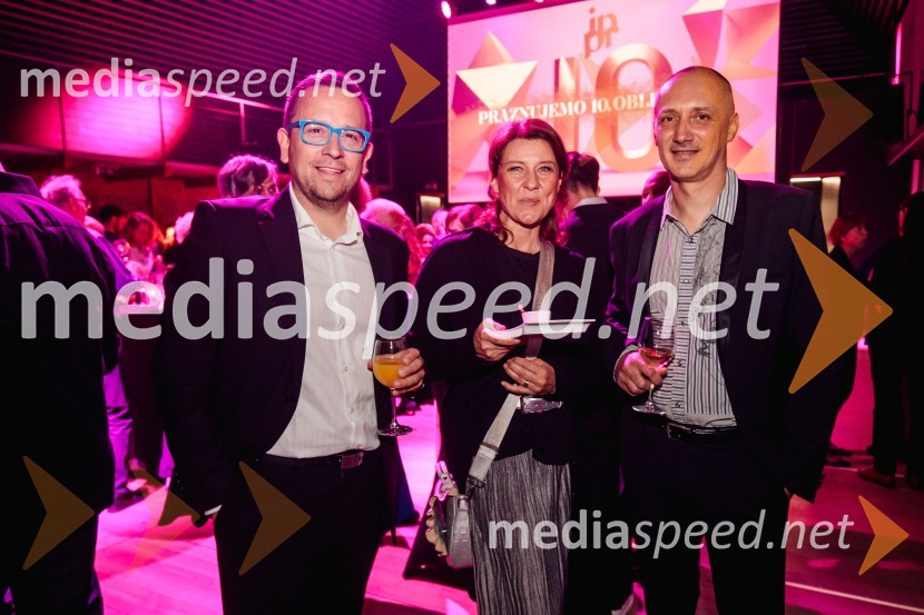  Gregor Rakar;  Nataša Jurišić;  Matjaž PavčičČista desetka – 10. obletnica agencije IPPR