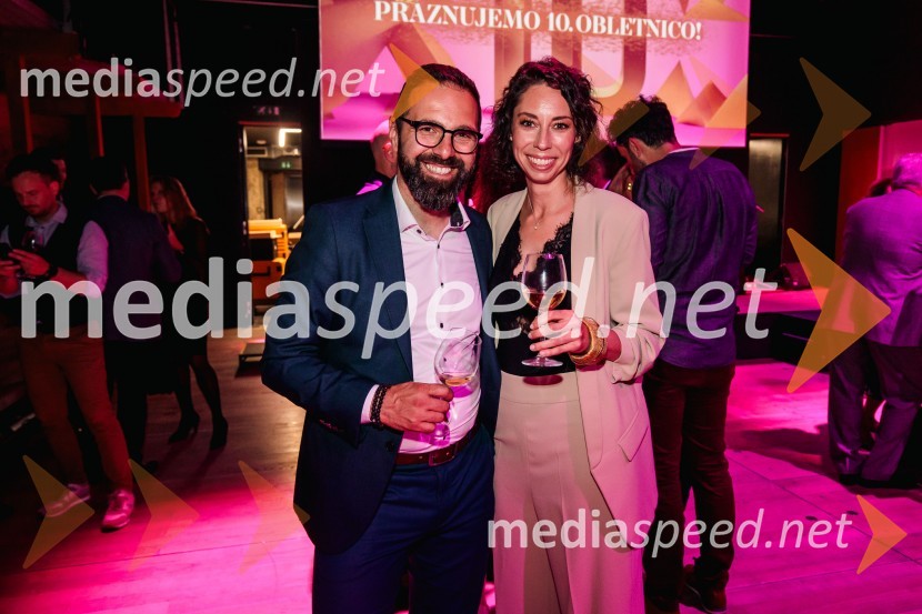  Boško Praštalo;  Petra Kregar, starejša svetovalka za komuniciranje, IPPRČista desetka – 10. obletnica agencije IPPR
