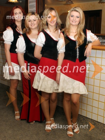 Zasedba Vesele ŠtajerkePodalpski večer, snemanje nove oddaje na Net Tv