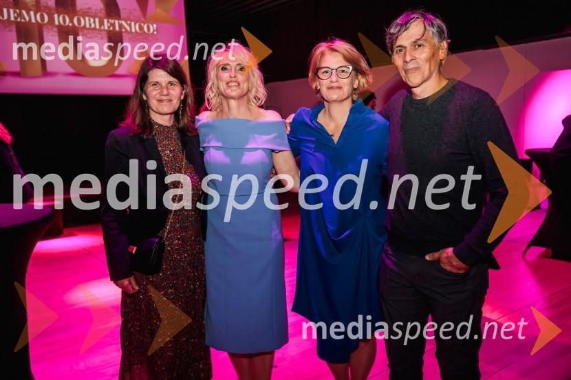  Katja Dolenec;  Irena Pavčič, direktorica, IPPR;  izr. prof. mag.  Polona Filipič, profesorica, Fakulteta za arhitekturo;  Izok Lemajič, grafični oblikovalecČista desetka – 10. obletnica agencije IPPR