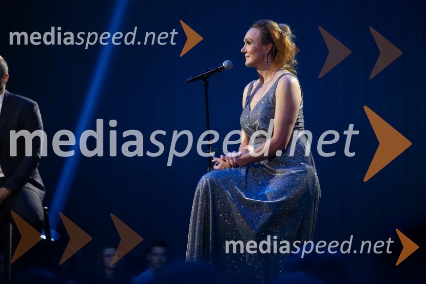  Petra Majdič, nekdanja slovenska smučarska tekačica, članica Odbora za podeljevanje Bloudkovih priznanjVečer šampionov 2024