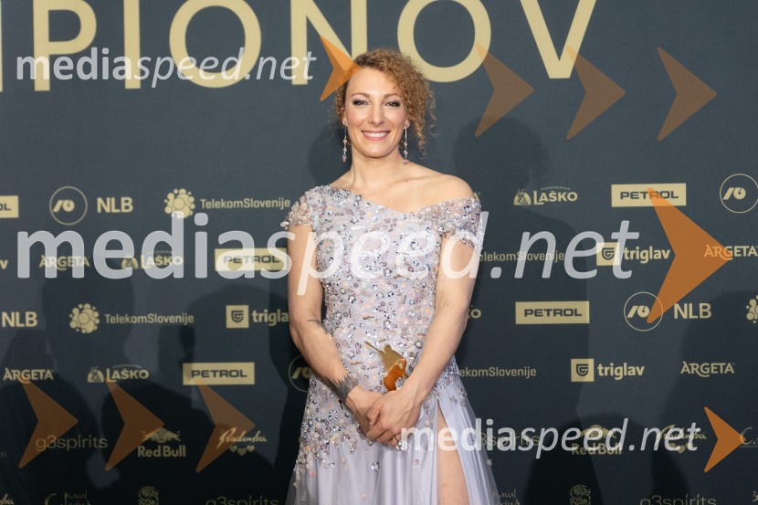  Ilka Štuhec, slovenska alpska smučarkaVečer šampionov 2024